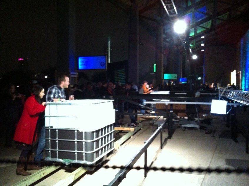 Electro Tennis at the frog SXSWi opening party