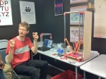 Johann and his Rostock 3D printer