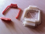 Broken watch piece and 3D printed replacement